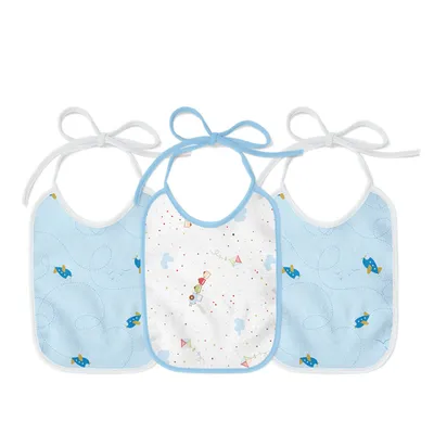 Kit Babador Papi Felpudo Plastificado Estampado 03 Peças