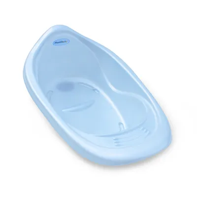 Banheira Plastibaby Para Bebê 22 Litros Azul Perolado Banheira Plastibaby Para Bebê 22 Litros Azul Perolado
