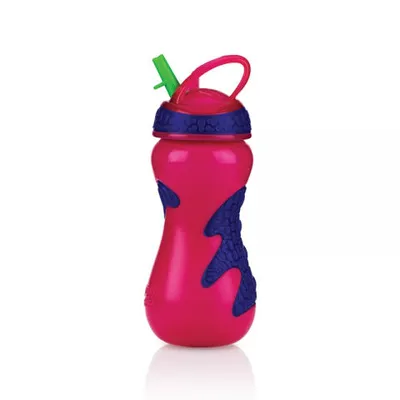 Copo Gator Nuby Com Canudo Rígido Retrátil 450ml Rosa Copo Gator Nuby Com Canudo Rígido Retrátil 450ml Rosa