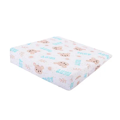 Travesseiro Rampa Minasrey Baby Nice Estampado 36x36 Bege Travesseiro Rampa Minasrey Baby Nice Estampado 36x36 Bege