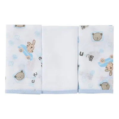 Toalha De Boca Babete 03 Peças Estampa Sortida 9545