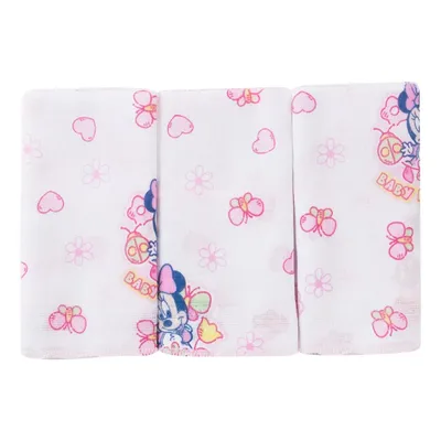 Kit Toalha De Boca Disney Estampa Sortida Mickey Ou Minnie 03 Peças 6077