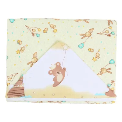 Toalha De Banho Felpuda Papi Com Capuz Estampa Urso