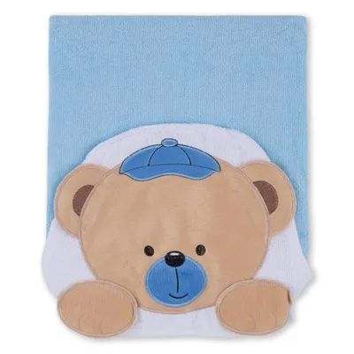 Toalha De Banho Felpa Papi Forrada com Capuz Urso