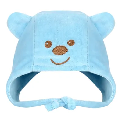 Touca Everly De Plush Com Carinha Urso Touca Everly De Plush Com Carinha Urso