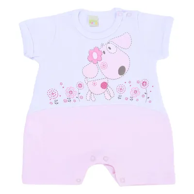 Macacão Curto Smoby Baby Estampa Cachorrinho