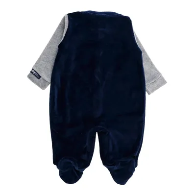 Macacão Longo Baby Doces Momentos Plush Estampa Ursinho