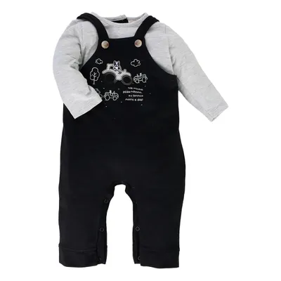 Macacão Longo DinDon Menino Aplicação Dog