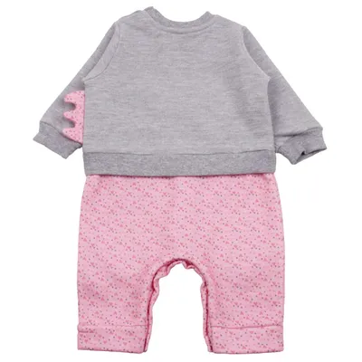 Macacão Longo Baby Gijo Aplique Dino E Laço