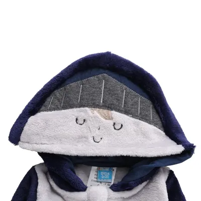 Macacão Longo Bebê Din Don De Pelinhos Com Capuz Príncipe