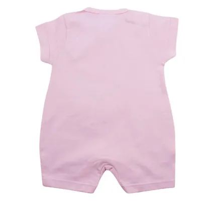 Macacão Curto Bebê Din Don Detalhe Bolsinha