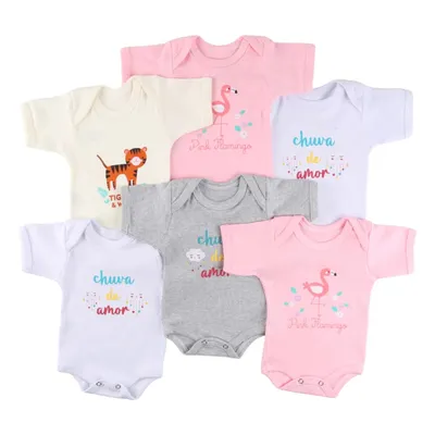 Kit Body Top Chot Manga Curta Em Suedine Sortido Kit Body Top Chot Manga Curta Em Suedine Sortido