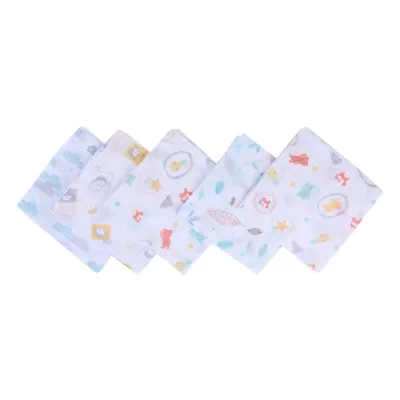 Kit Fralda Papi Luxo Estampada  Pacote com 05 Peças