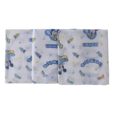 Kit Fralda Disney Baby Estampa Mickey Ou Minnie 03 Peças 6292 Kit Fralda Disney Baby Estampa Mickey Ou Minnie 03 Peças 6292