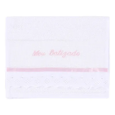 Toalha De Boca Bordado Meu Batizado 17188 Toalha De Boca Bordado Meu Batizado 17188