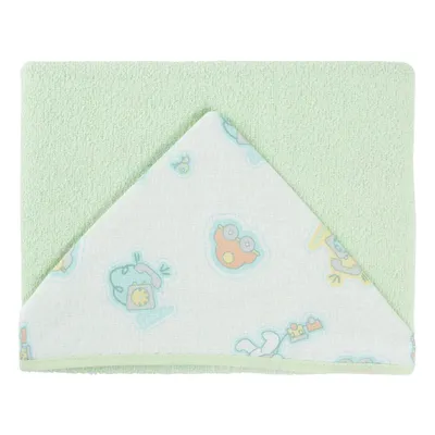 Toalha De Banho Dupla Face Com Capuz Estampa E Cores Sortidas 9803