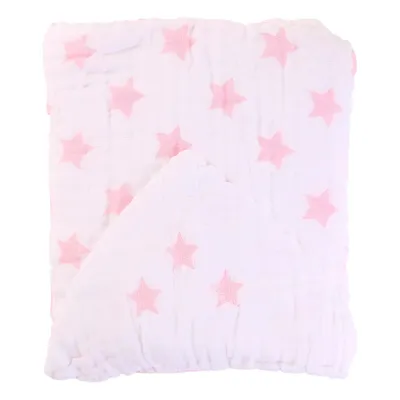 Toalha Papi Soft Com Capuz Bordado Star Rosa