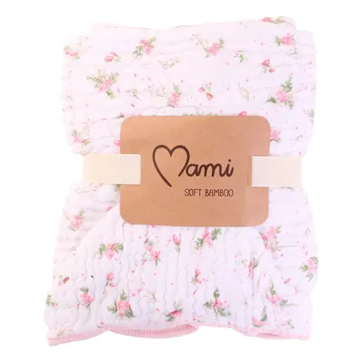 Toalha Capuz Papi Mami Bamboo Estampa Primavera 115 x 85