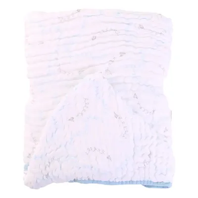 Toalha Capuz Papi Mami Bamboo Estampa Avião 115 x 85