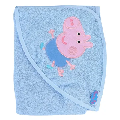 Toalha Capuz Incomfral Peppa 80 x 80 Azul Toalha Capuz Incomfral Peppa 80 x 80 Azul
