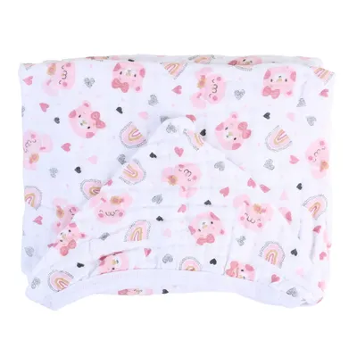 Toalha De Banho Baby Gijo Cute Animals Soft Menina