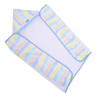 Toalha De Banho Minasrey Mini Herdeiros Felpa Capuz Be Happy Azul