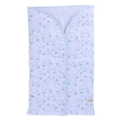 Saco Térmico Baby Sac Din Don Em Malha Ursinho Star Azul