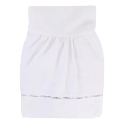 Saia De Berço Bordados Alexandra Lisa 1 Peça 1,30x70cm