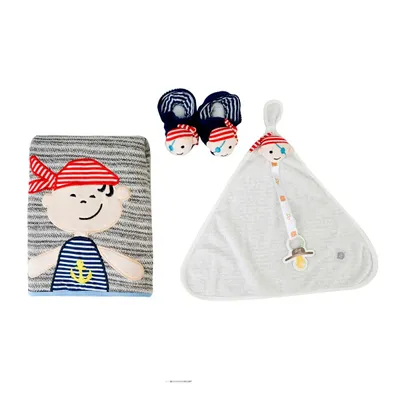 Kit Presente Zip Pirata Colorido Com 03 Peças Kit Presente Zip Pirata Colorido Com 03 Peças