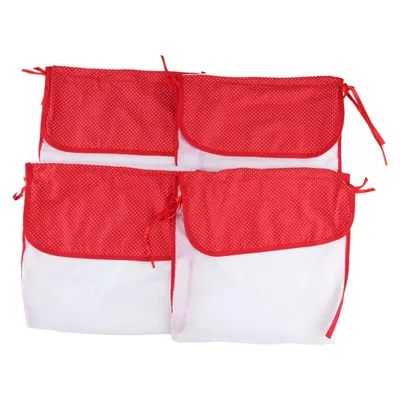 Saco Para Roupa Zany Baby Estampa Poá - 04 Peças