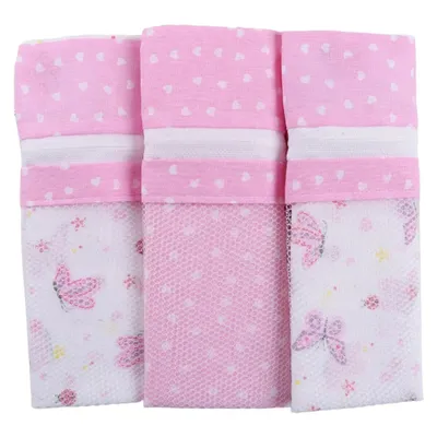 Sacos Maternidade Baby Gijo Estampa Borboleta - 03 Peças