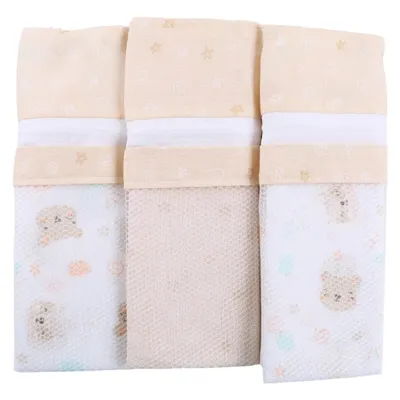 Sacos Maternidade Baby Gijo Estampa Urso - 03 Peças