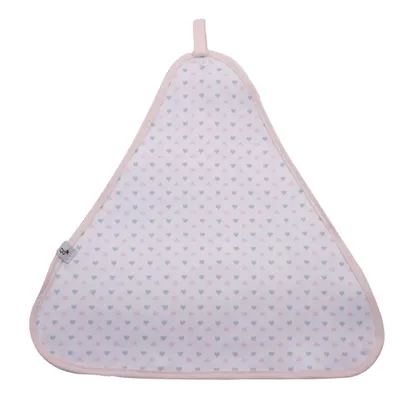 Naninha Junkes Estampada Em Suedine Com Prendedor De Chupeta Naninha Junkes Estampada Em Suedine Com Prendedor De Chupeta