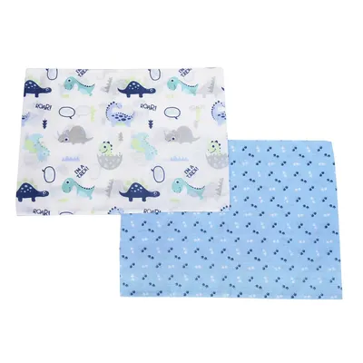 Kit Fronha Minasrey Cia Do Neném Dino - 02 Unidades Kit Fronha Minasrey Cia Do Neném Dino - 02 Unidades