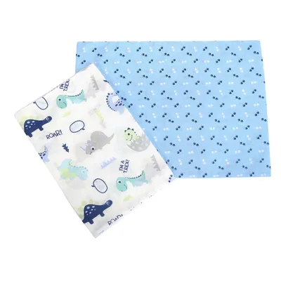 Kit Fronha Minasrey Cia Do Neném Dino - 02 Unidades Kit Fronha Minasrey Cia Do Neném Dino - 02 Unidades