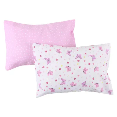 Kit Fronha Baby Gijo Estampa Borboleta - 02 Peças Kit Fronha Baby Gijo Estampa Borboleta - 02 Peças