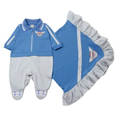 Saída De Maternidade Din Don Detalhe Gola Polo Bordada