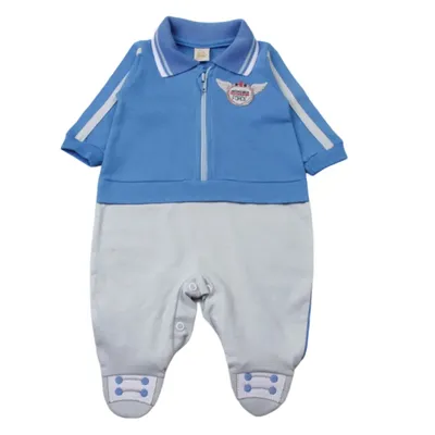 Saída De Maternidade Din Don Detalhe Gola Polo Bordada