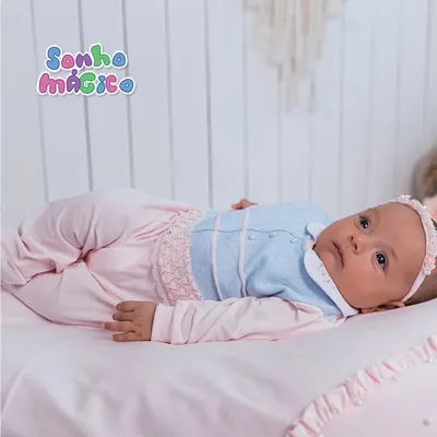 Saída De Maternidade Sonho Mágico Suéter Tricô - 02 Peças