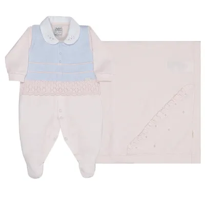 Saída De Maternidade Sonho Mágico Suéter Tricô - 02 Peças