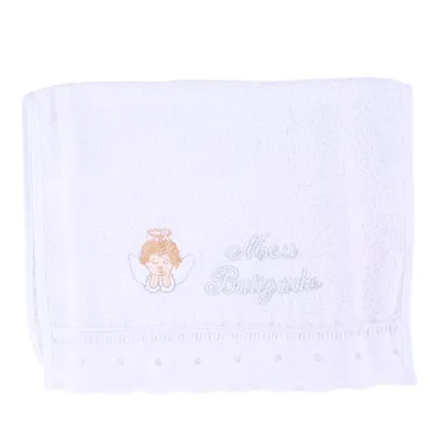 Toalha Batizado Everly Bordado Meu Batizado
