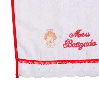 Toalha Batizado Everly Bordado Meu Batizado