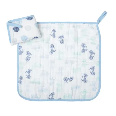 Pano De Boca Papi Soft Com Prendedor De Chupeta - 02 Peças Pano De Boca Papi Soft Com Prendedor De Chupeta - 02 Peças