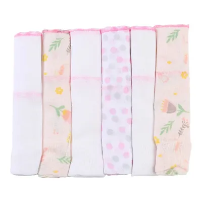 Kit Pano De Boca Papi Karinho Estampado - 06 Peças