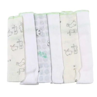 Kit Pano De Boca Papi Karinho Estampado - 06 Peças