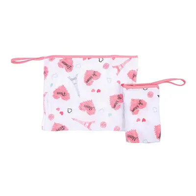 Kit Pano De Boca Minasrey Baby Nice 02 Unidades Em Soft Rosa