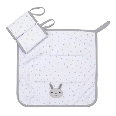 Pano De Boca Papi Mami Bichuus Com 03 Unidades Cinza Pano De Boca Papi Mami Bichuus Com 03 Unidades Cinza