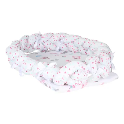 Kit Ninho Trança Incomfral + Travesseiro Antissufocante Pop Rosa Kit Ninho Trança Incomfral + Travesseiro Antissufocante Pop Rosa