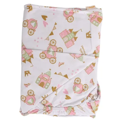 Kit Jogo De Mini Berço Din Don Princesa - 02 Peças Kit Jogo De Mini Berço Din Don Princesa - 02 Peças