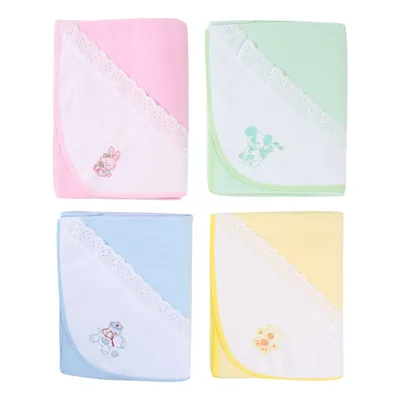 Manta Flanelada Minasrey Com Bordado & Cores Sortidas Manta Flanelada Minasrey Com Bordado & Cores Sortidas